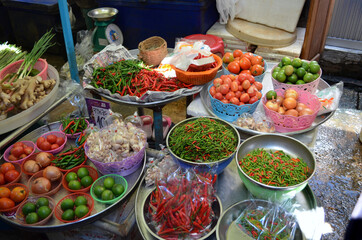Bangkok, Thailand - Colorful Spices for Sale