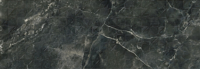 stone relief background on black marble