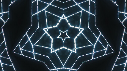 Abstract kaleidoscope background. Beautiful multicolor kaleidoscope texture. Unique kaleidoscope design.