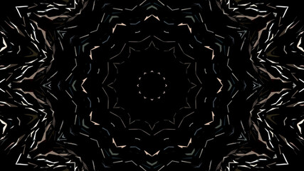 Abstract kaleidoscope background. Beautiful multicolor kaleidoscope texture. Unique kaleidoscope design.