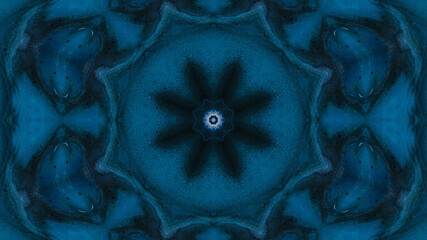 Abstract kaleidoscope background. Beautiful multicolor kaleidoscope texture. Unique kaleidoscope design.