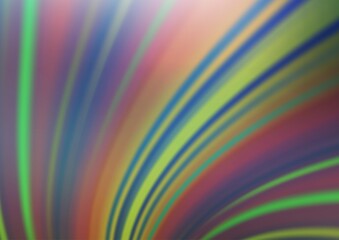 Light Green vector abstract blurred template.