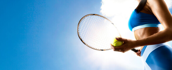 Female tennis player