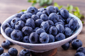 Fresh blueberry background. Blueberry Texture Close Blueberry Antioxidant Organic Superpeed Bowl Concept Healthy Nutrition
