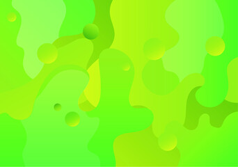 Abstract Geometric Pattern Green Background