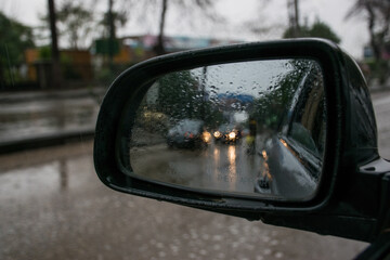 mirror in car