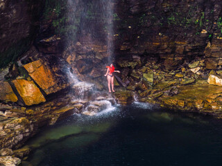 waterfall in the woods