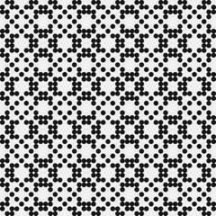 Abstract Cross Pattern Dots Logo generative computational art illustration