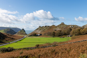 Landscape photo of the Valley Of The Rocks in Exmoor National Park
