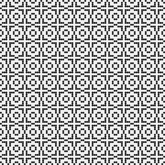 Abstract Cross Pattern Dots Logo generative computational art illustration