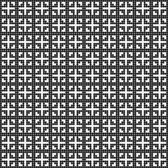 Fototapeta premium Abstract Cross Pattern Dots Logo generative computational art illustration