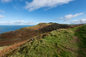 Landscape photo of Hollerday Hill at  the Valley Of The Rocks in Exmoor National Park