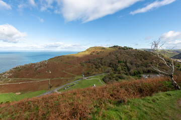 Landscape photo of Hollerday Hill at  the Valley Of The Rocks in Exmoor National Park