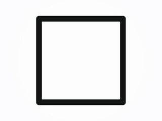 square symbol vector illustration eps10