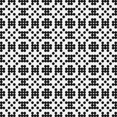 Abstract Cross Pattern Dots Logo generative computational art illustration