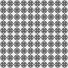 Abstract Cross Pattern Dots Logo generative computational art illustration