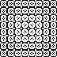 Abstract Cross Pattern Dots Logo generative computational art illustration