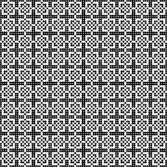 Abstract Cross Pattern Dots Logo generative computational art illustration