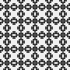 Abstract Cross Pattern Dots Logo generative computational art illustration