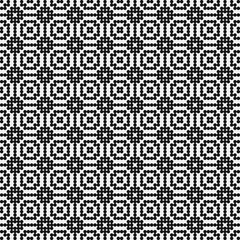 Abstract Cross Pattern Dots Logo generative computational art illustration