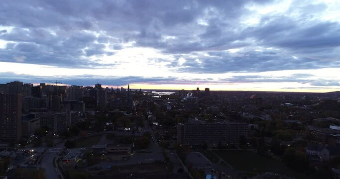 Ottawa Sunset Drone Video