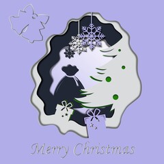 Merry christmas card