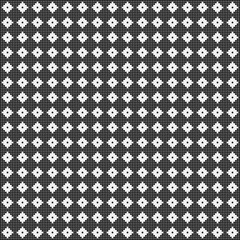 Abstract Cross Pattern Dots Logo generative computational art illustration