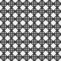 Abstract Cross Pattern Dots Logo generative computational art illustration