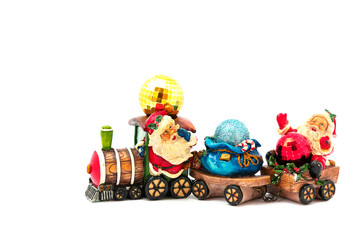 Obraz premium Santa Claus's train