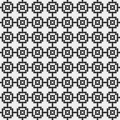 Abstract Cross Pattern Dots Logo generative computational art illustration