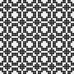 Abstract Cross Pattern Dots Logo generative computational art illustration