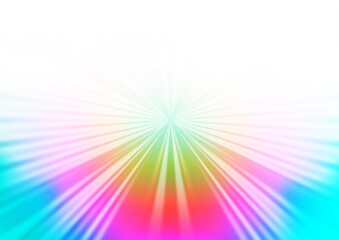 Light Multicolor, Rainbow vector pattern with narrow lines.