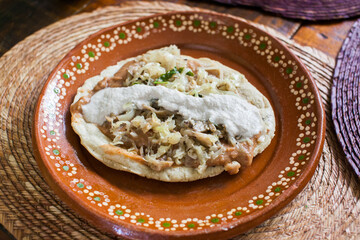 Huarache, plato típico mexicano