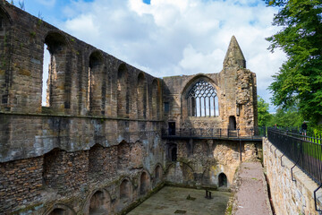 Fototapeta na wymiar Ruine, königlicher Palast in Dunfermline, Schottland