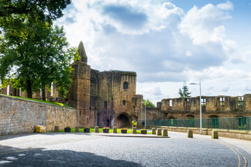 Ruine, königlicher Palast in Dunfermline, Schottland