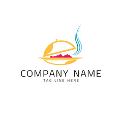 Restaurant logo template vector object for logotype or badge Design.