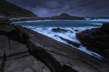 Jaizkibel mountain coast, next to Hondarribia, Basque Country.