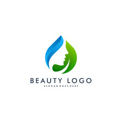 Fototapeta premium Beauty women logo design, cosmetic icon symbol vector illustration