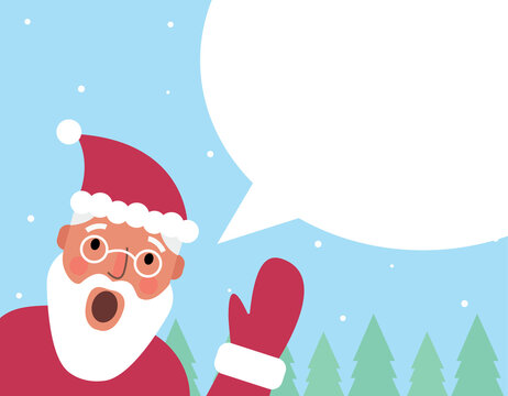 Cartoon Santa Claus With Speech Bubble Images – Browse 1,884 Stock Photos,  Vectors, and Video | Adobe Stock