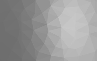 Fototapeta premium Light Silver, Gray vector blurry triangle pattern.