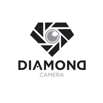 diamond and camera creative logo designs for jewelery and photographer logo