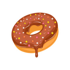 Sugar donut illustration.