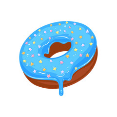 Sugar donut illustration.