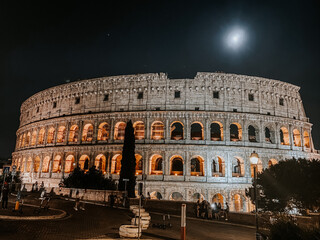 colosseum at night