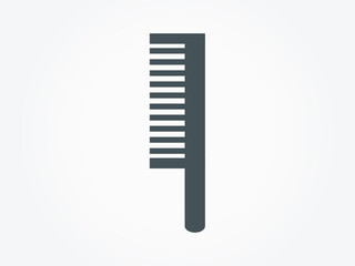 scissors, comb, icon, vector illustration eps10