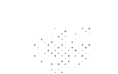 Light Black vector template with circles.