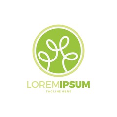 Tree Logo abstract design vector template
