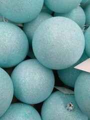 blue christmas balls