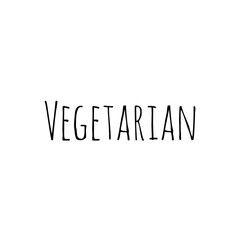 Green food word quote lettering illustration