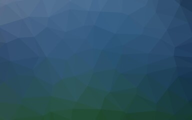 Light BLUE vector polygonal template.